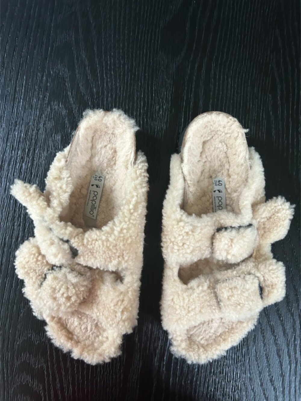 Fleece Papillio slides